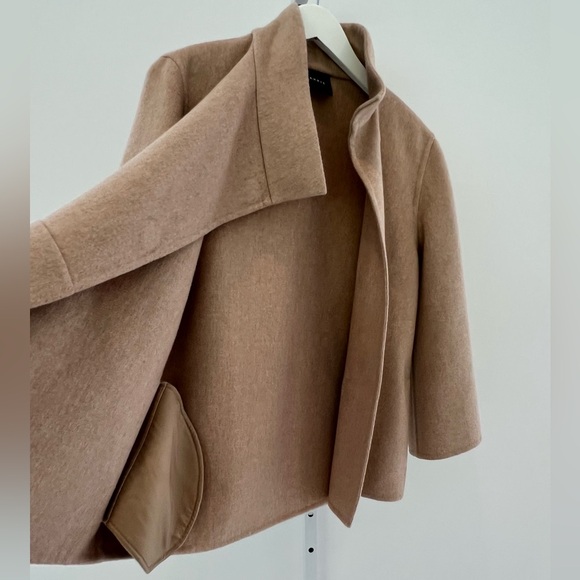 AKRIS CAMEL TAN CASHMERE JACKET SIZE FR 36 / IT 40 / US 4 NWOTS! - Picture 7 of 16